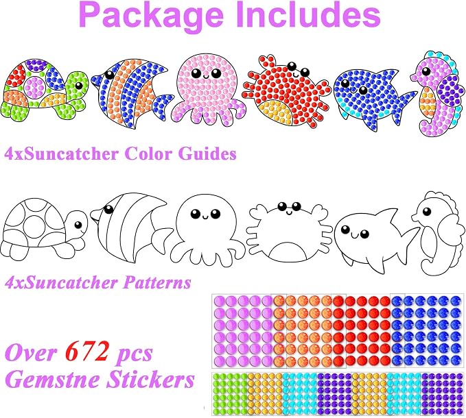 Qyeahkj 6pcs Summer Arts and Crafts Kits - Image 2