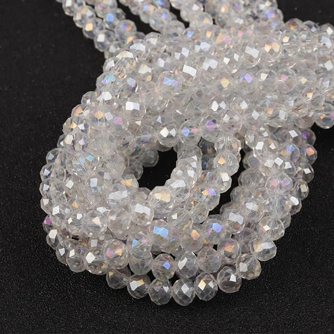 460Pcs 8mm Crystal Glass Beads for Jewelry Making Beads for Bracelets Necklace - Image 6
