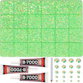 31000Pcs Lime Green Rhinestones by Worthofbest