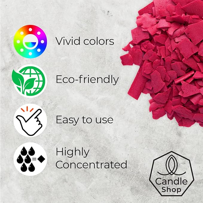 Pink Candle Dye 2oz for Soy Candle Making – Highly Concentrated Candle Wax Dyes - Image 2