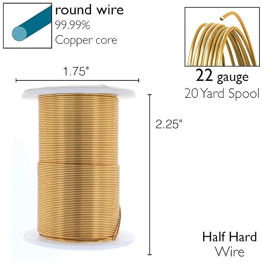 The Beadsmith Wire Elements 22-Gauge Lacquered Tarnish-Resistant Copper Wire - Image 4