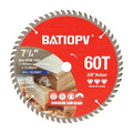 Circular Saw Blades 7-1/4 Inch, 60T for Wood Cutting – Ideal for Hardwood, Plywood, Chipboard – Precision Carbide-Tipped Saw Blades for Smooth Finish