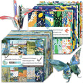 Origami Paper Kit 100 Sheets 6 Inch Square Double Sided Color 20 Vivid Colors by Bestartsuppliesforyou