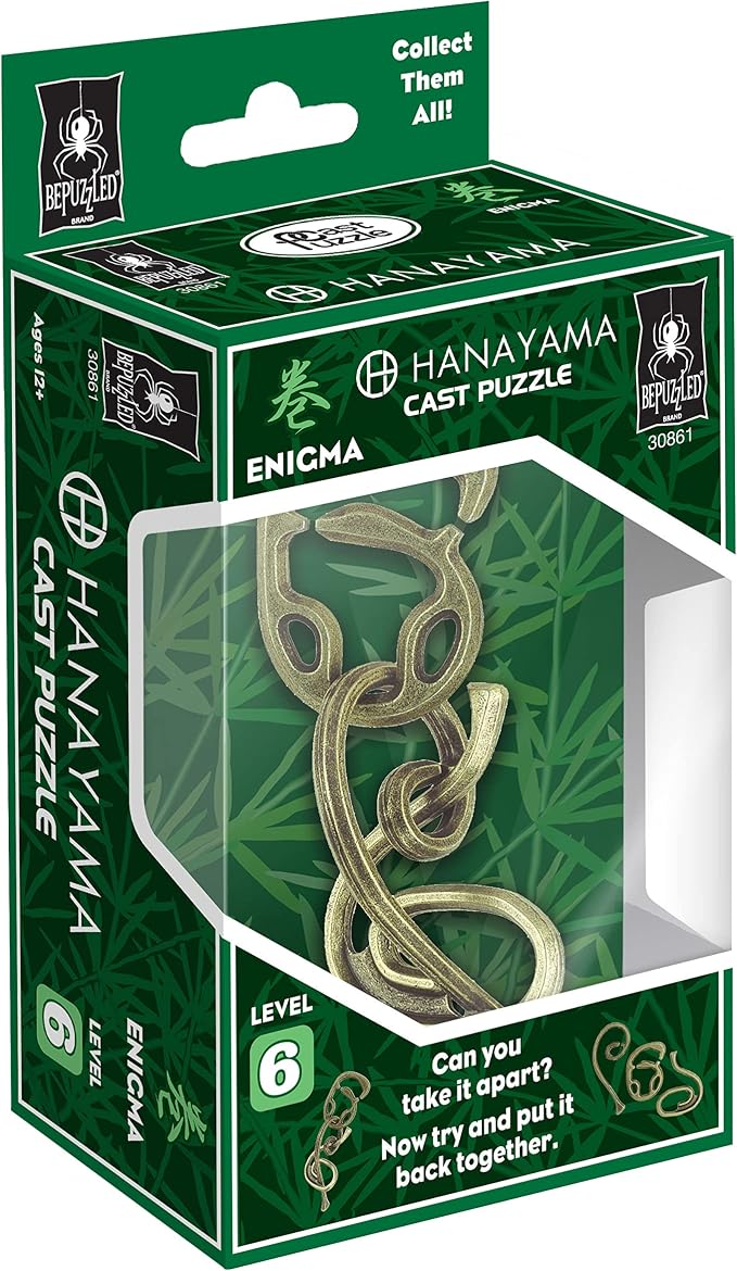 BePuzzled | Enigma Hanayama Metal Brainteaser Puzzle Mensa Rated Level 6 - Image 8
