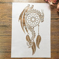 TIAMECH A4 Reusable Dragon Stencil by TIAMECH