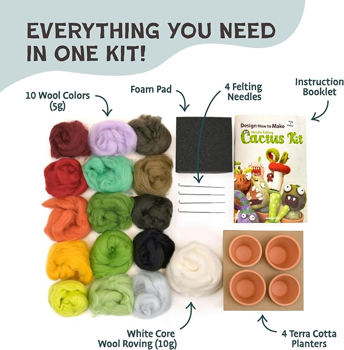 Woolbuddy Needle Felting Kit Starter Set - Image 3
