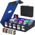 Trading Card Storage Box, 5 Row Card Deck Case by Gomyrod