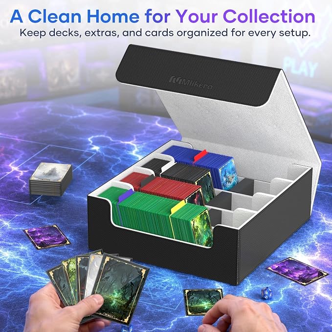 Mlikero Trading Card Storage Box, Bulk Card Storage - Image 2