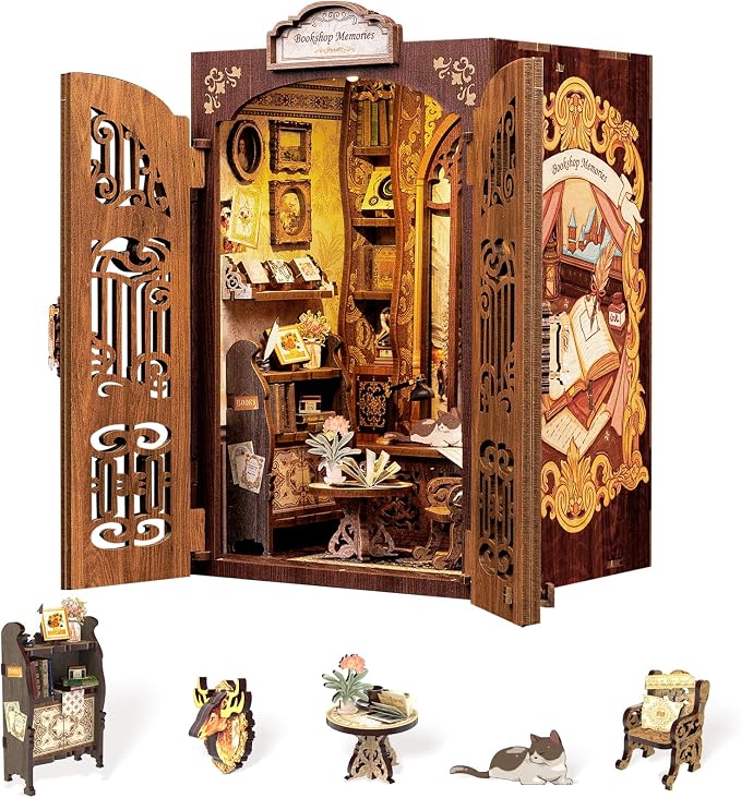 Fsolis Book Nook Kit by FsolisDIYDollhouse