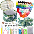 IMZAY 304 Pcs Needle Felting Kit, Wool Roving 50 Colors Set, Needle Felting by Imzay