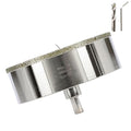 4-1/2inch | 115mm Diamond Hole Saw with Center Drill bit and Diamond-Coated Center Drill bit for Ceramic Glass Marble Fiberglass Granite and Porcelain Tiles by CENYB
