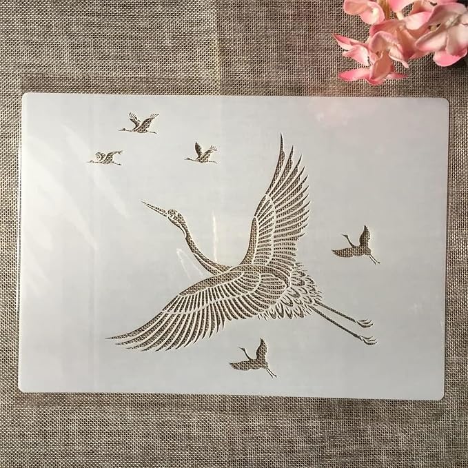 TIAMECH A4 Reusable Crane Stencil - Image 2