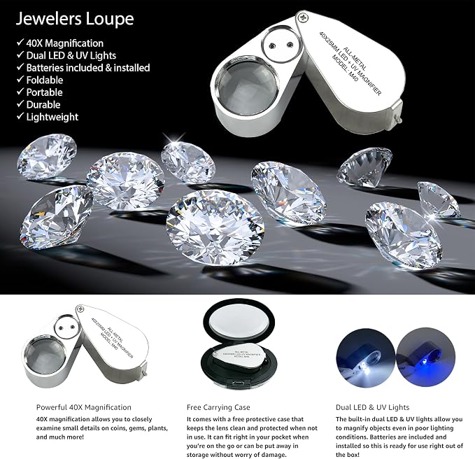Pineapple 40X Jewelers Loupe - Image 2