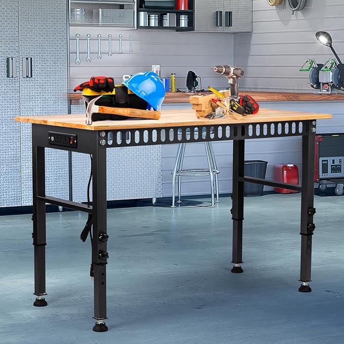 48" Adjustable Workbench, Work Table - Image 7
