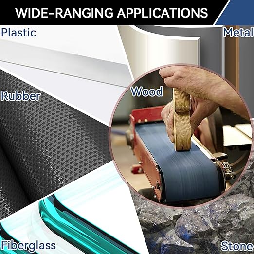 3x21 Inch Sanding Belts 20 Pcs 80 Grits Heavy Duty Belt Sander Zirconia Belt Sander Paper for Wood, Metal, Stainless Steel, Automotive, and Furniture