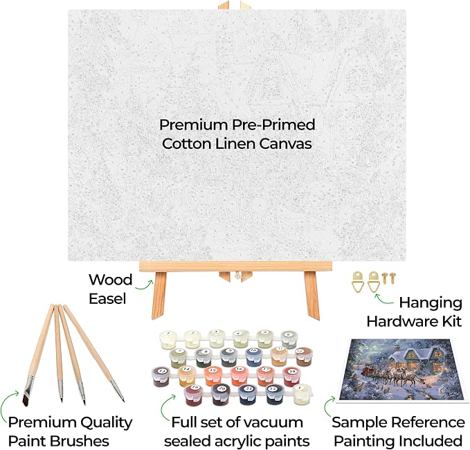 Ledgebay DIY Paint by Numbers Kit - Image 2