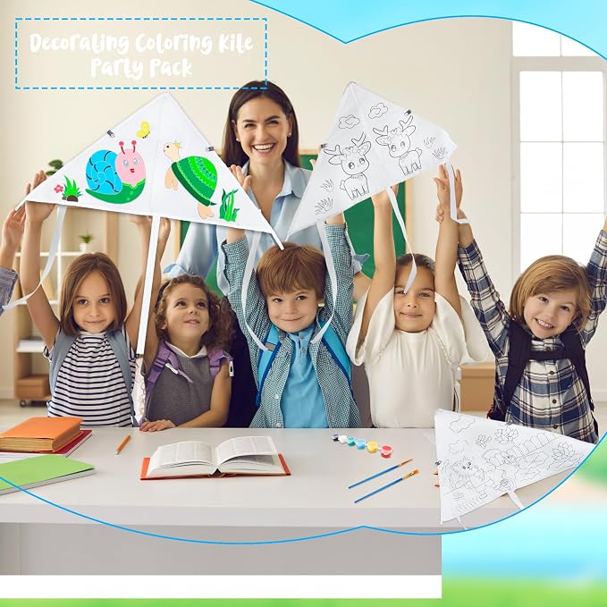 24 Pcs DIY Color Filled Kite for Kids - Image 5