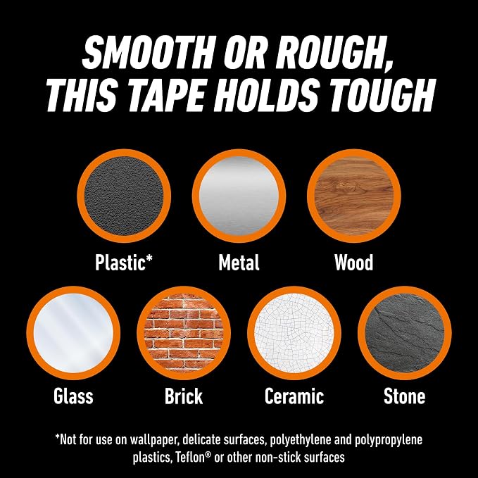 Gorilla Tough & Clear, Double Sided Mounting Tape, Weatherproof - Image 3
