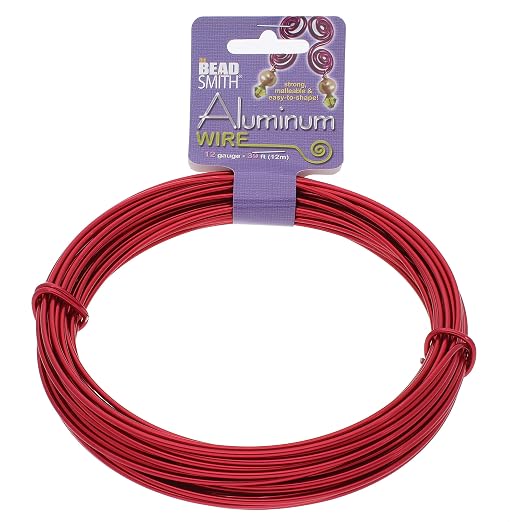 The Beadsmith 12-Gauge Anodized Aluminum Wire by TheBeadsmith