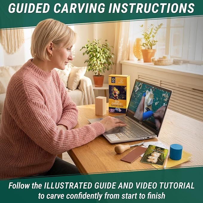BeaverCraft Wood Carving Kit for Beginners DIY 05 - Image 5