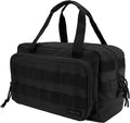 Coreflex Heavy Duty 12-Inch Multi-Purpose Tool Bag - Tactical, EDC, Range, Work Bag for Mechanics, Electricians, Carpenters, Builders, Plumbers - 12" X 7" X 7" (Black)
