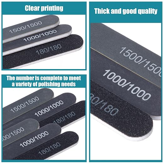 Honoson 20 Pcs Sanding Sticks for Plastic Models 3D Print Polishing Sticks - Image 5