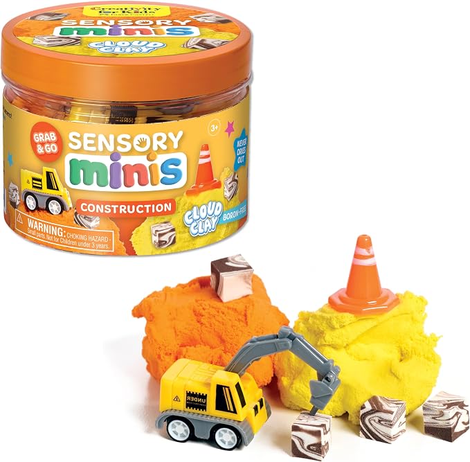 Creativity for Kids Sensory Minis Construction Kit | Cloud Clay Sensory Toy by CreativityforKids