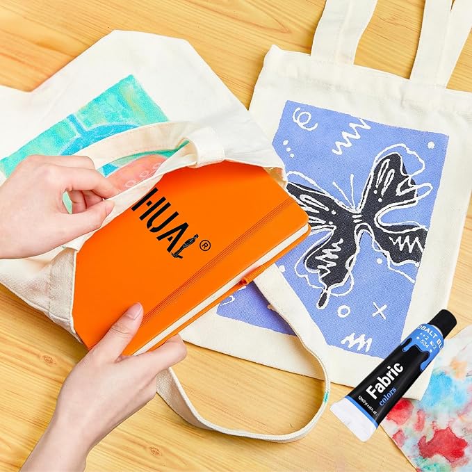 HUAL Fabric Paint Set for Clothes 12 Vibrant Colors Textile Paint - Image 9