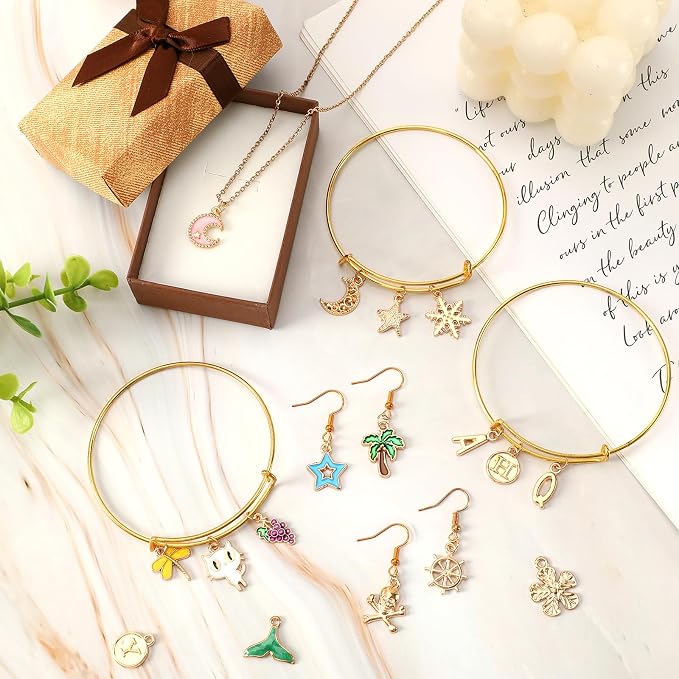 SANNIX 350Pcs Charms for Jewelry Making - Image 4