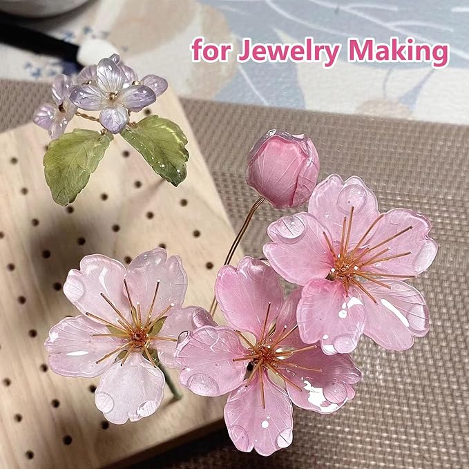 48 Pcs Mix Natural Dried Pressed Cherry Blossoms - Image 7