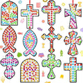 WinnerWhy 36 Set Religious Suncatcher Crafts Cross Diamond Art DIY Christian 5d by WinnerWhy