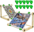 2 Pack Adjustable Wooden Embroidery Stands by Unknown