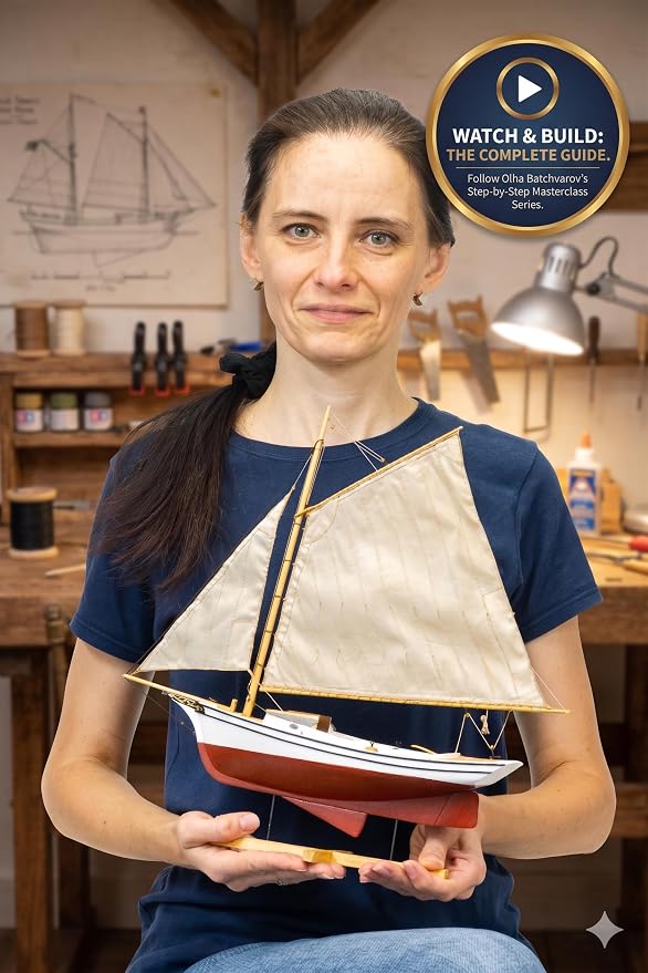 Complete Wooden Model Ship Kit - Image 5