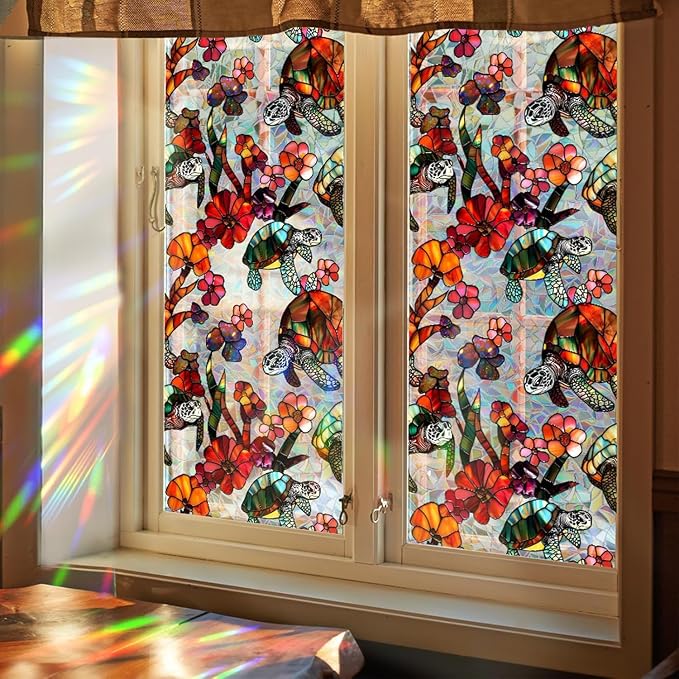 Magnolia Flower Window Privacy Film - Image 6