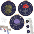 Louise Maelys 3Pcs Tarot Flower Embroidery Kit by LouiseMaelys