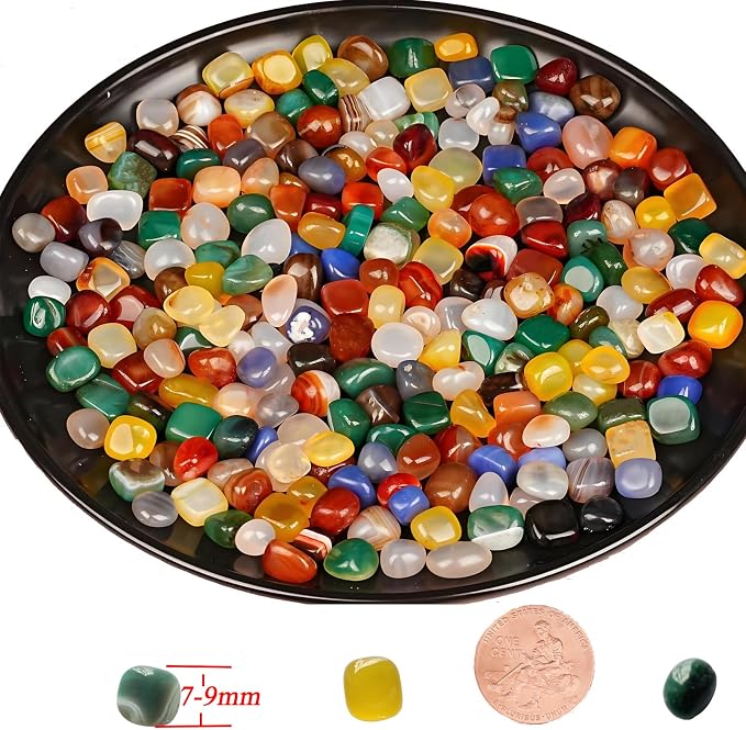 2Lb Pebbles for Indoor Plants, 1/3" Plant Rocks for Pots Indoor, Small - Image 2