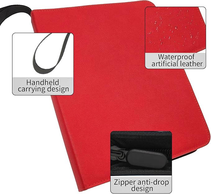 Card Binder – 720 Capacity, Zippered Trading Card Holder - Image 8