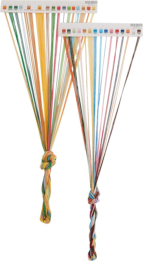 Dimensions Colored Beach Chairs Counted Cross Stitch Kit - Image 2