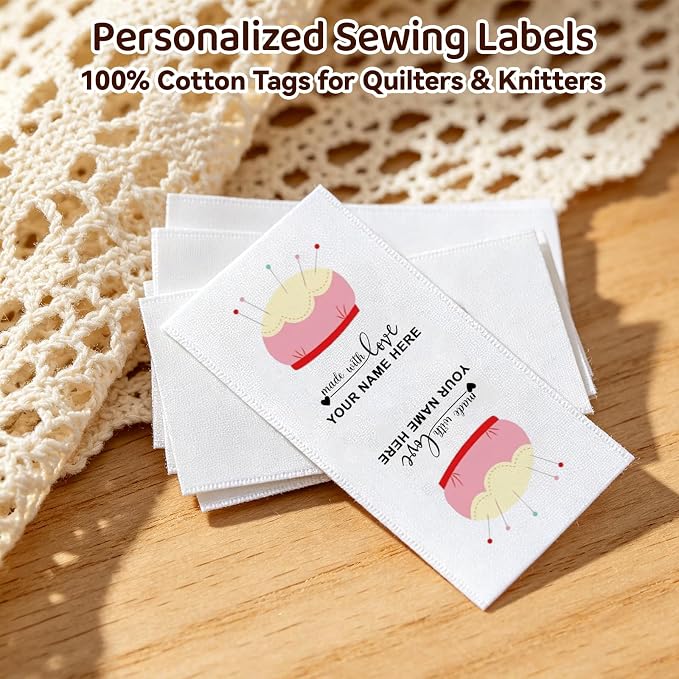 Personalized 100% Cotton Labels Tags - Image 2