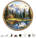 Lakeside Leisure Puzzles Adults Gifts Wooden 100 Pieces 8.5 * 8.5in by Jollitot