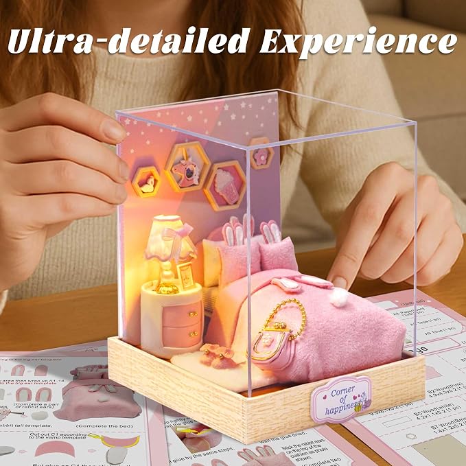 Flever Dollhouse Miniature DIY House Kit Creative Room - Image 6