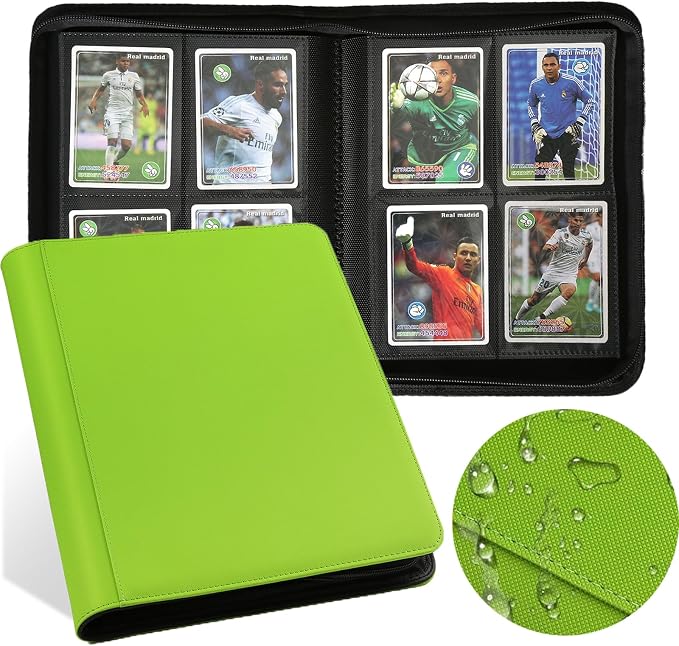 4 Pocket Ringless Side Loading Trading Card Binder, 160 Cards PU Fixed Page - Image 6