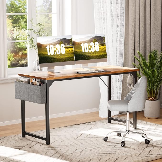 Sweetcrispy 55-Inch Small Computer Desk - Image 2