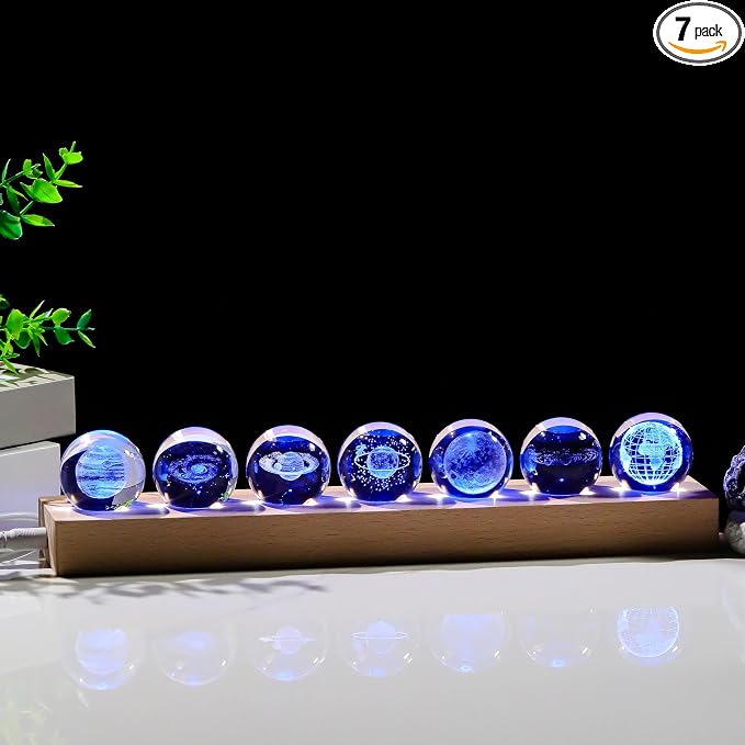 Qianwei 3D Solar System Crystal Ball by QianweiCrystal