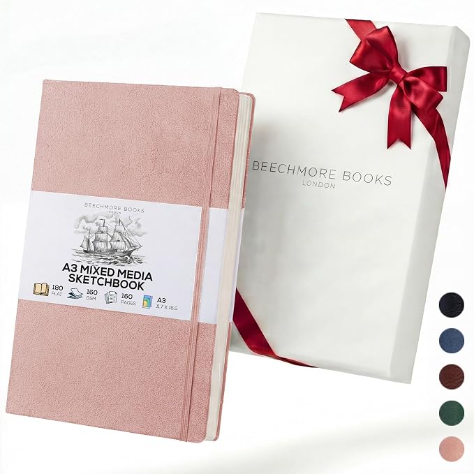 Beechmore Books A3 Mixed Media Sketchbook by BeechmoreBooks