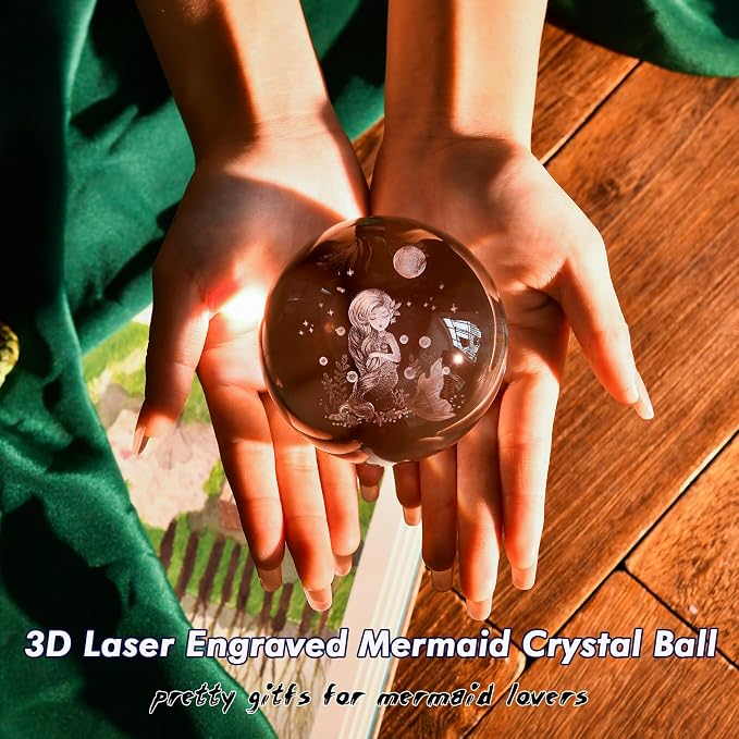 IFOLAINA Mermaid Crystal Ball Gifts - Image 5