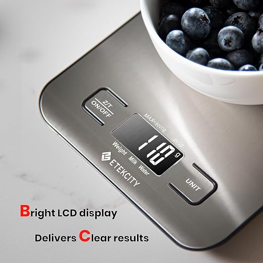 Etekcity Food Kitchen Scale, Digital Grams and Ounces, 11lb | Tare function - Image 4
