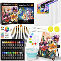 Nicpro 68PCS Acrylic Paint Canvas Set by Nicpro