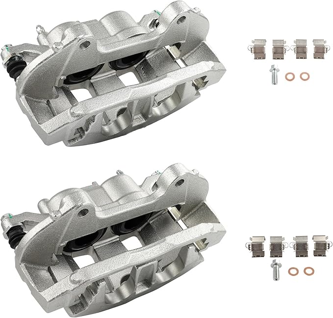 SCITOO 18B5402A 18B5403A Front Left & Right Disc Brake Calipers Assembly w/Bracket For Dodge For Journey 2012-2020
