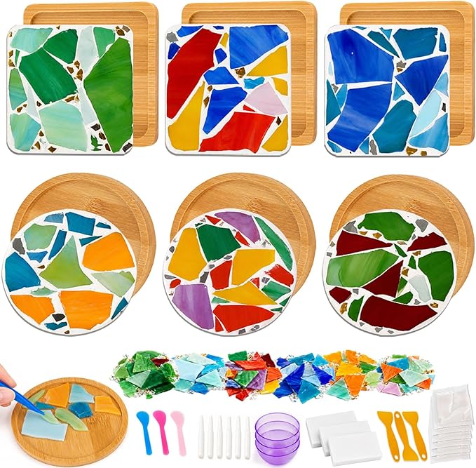 CaiyiDiyue 6 Sets DIY Glass Mosaic Tiles by Unknown